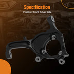 Front Driver Steering Knuckle Assembly for Jeep Liberty (2002-2007)