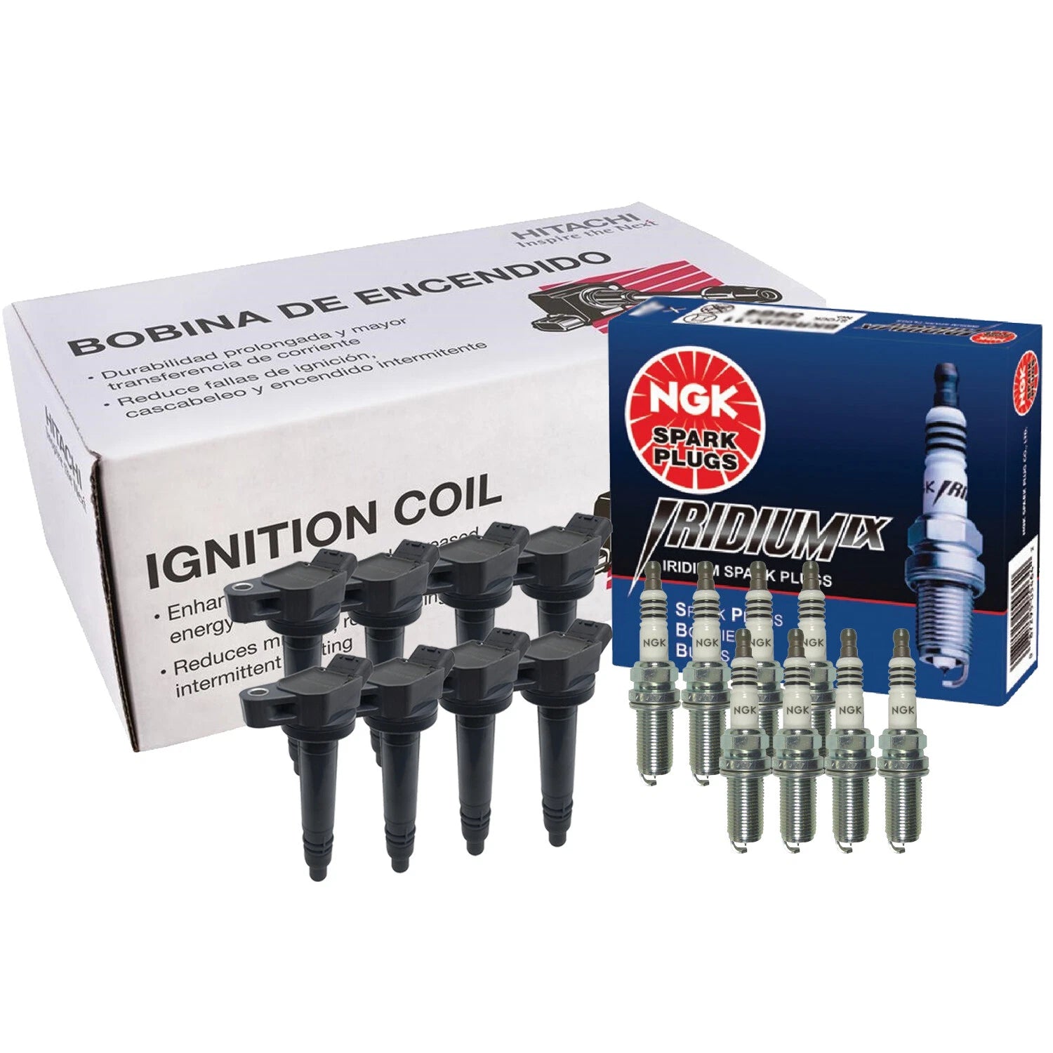 Set of 8 Ignition Coils & Spark Plugs for Lexus Toyota