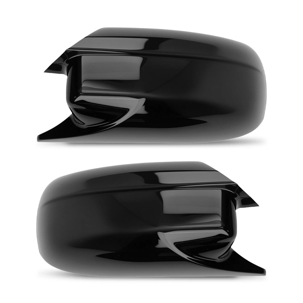 Set of 2 Mirror Covers for Dodge Charger Chrysler 300 (2011–2023) Black ABS