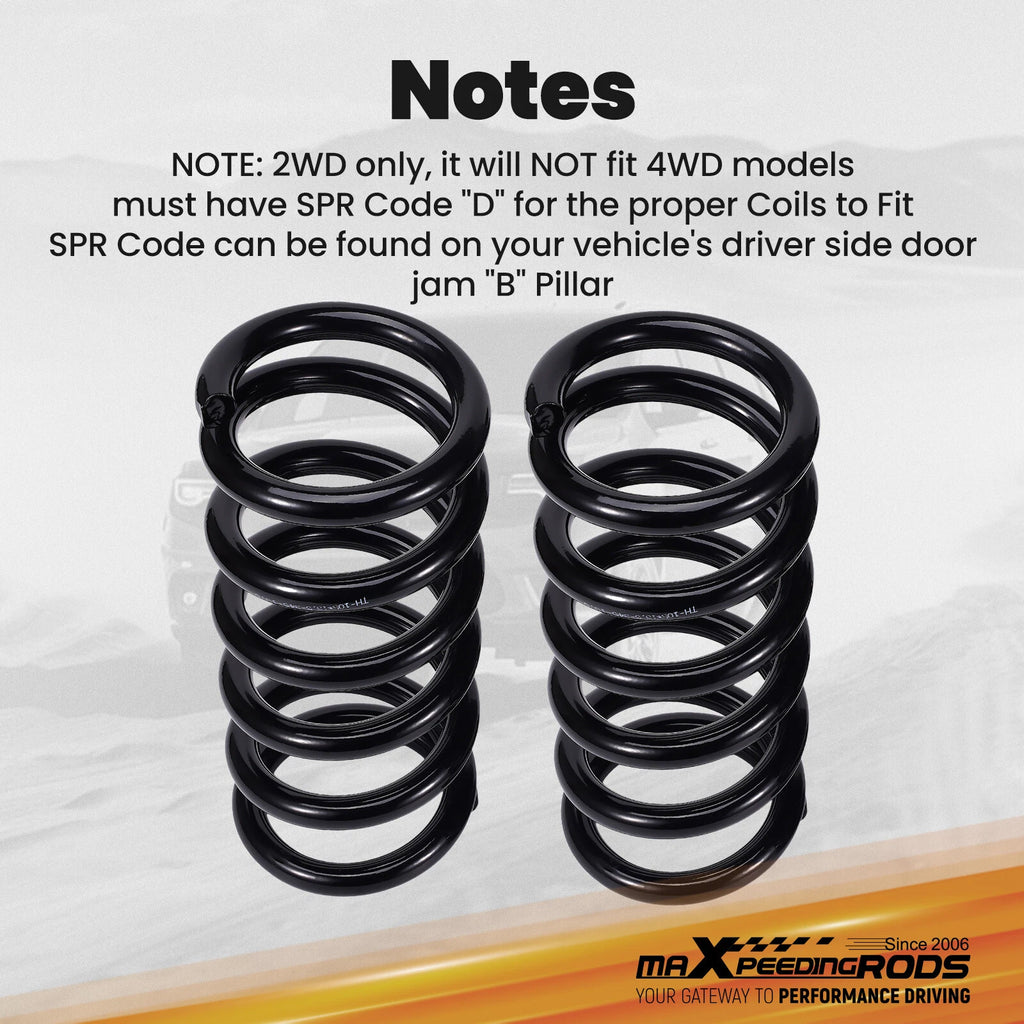 2"-3" Lowering Springs for Ford Ranger 2WD (1998–2015) Front Suspension Kit
