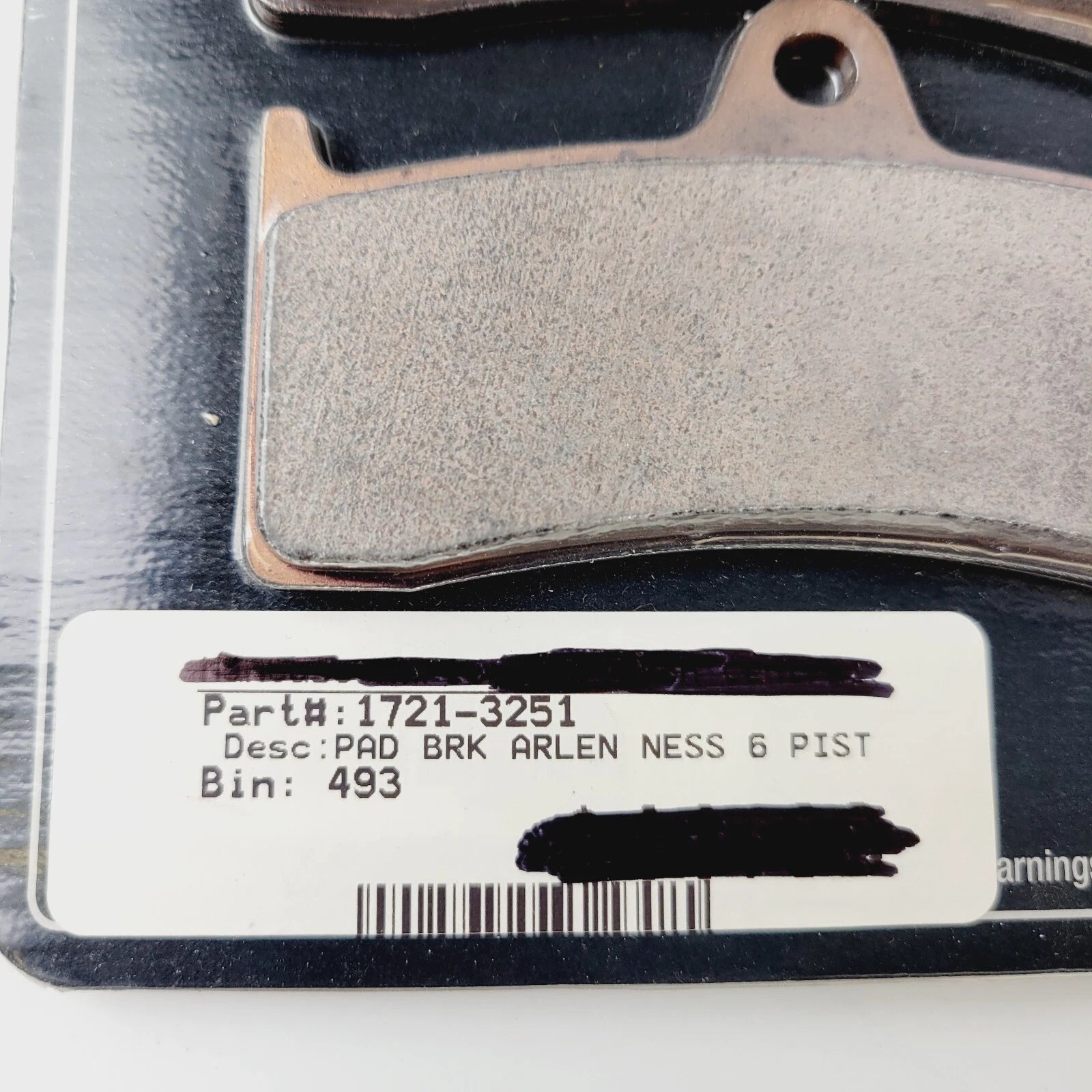 Brake Pads for Arlen Ness 6-Piston Differential Bore (02-230)