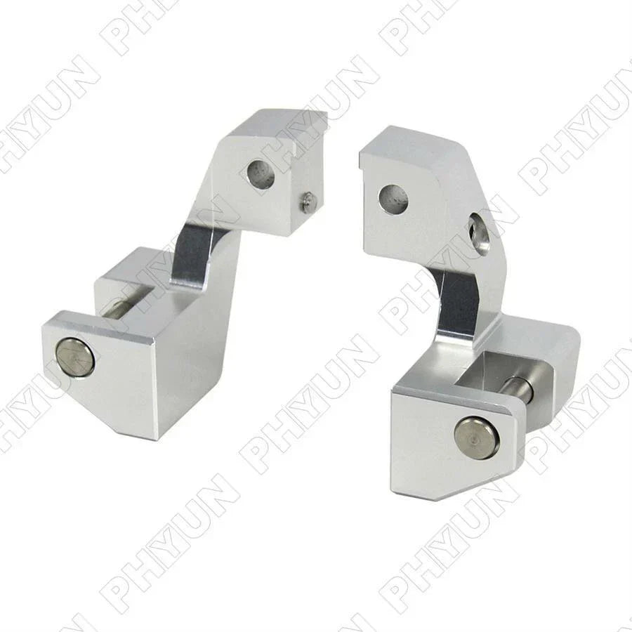 Motorbike Passenger Footrests Lowering Kit Silver for BMW R 1200 RT LC 1250 RT