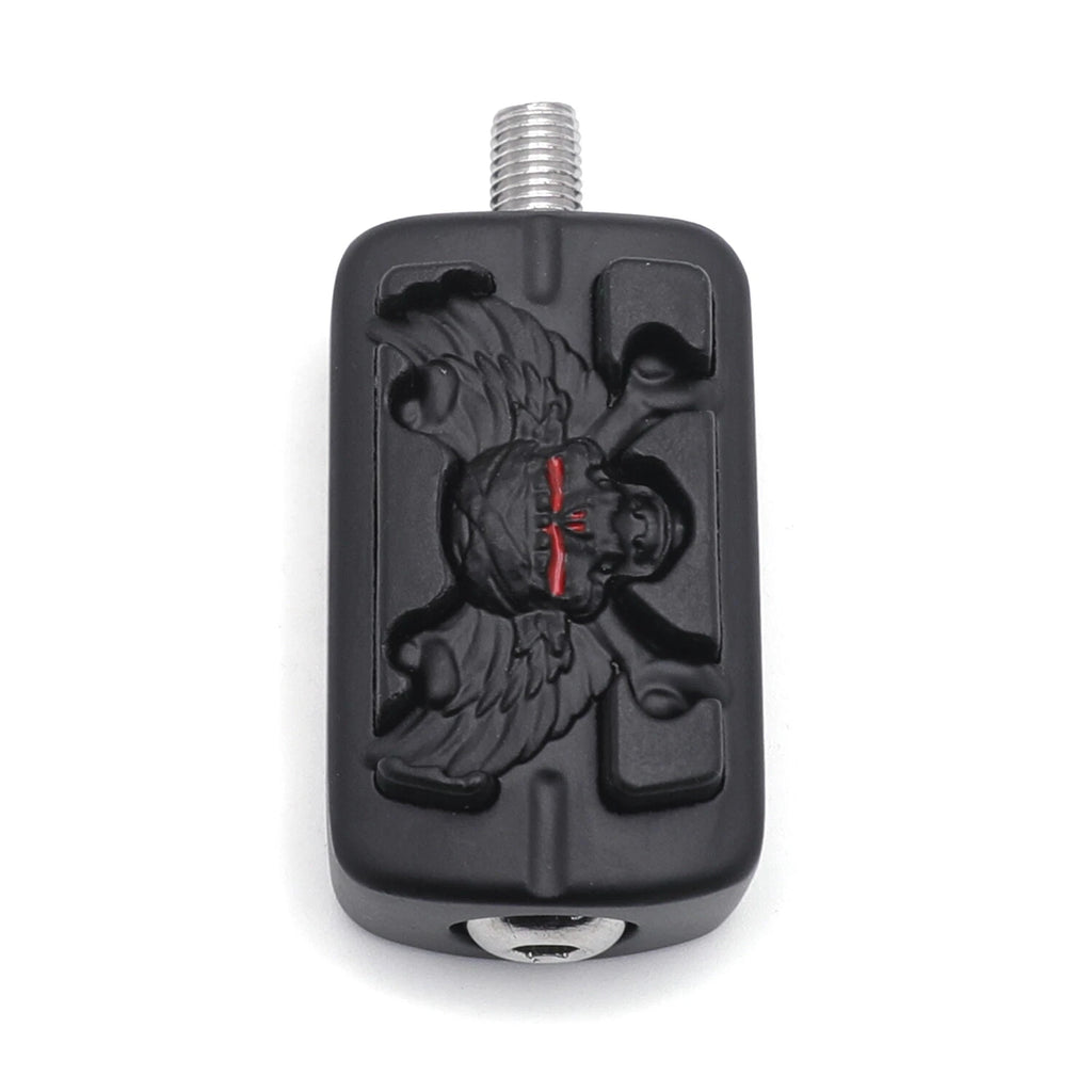 Black Zombie FootPeg Shifter Peg for Harley Street Bob FXDB (2012–2017)