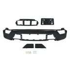 5-Piece Black Front Bumper Components for Ford F150 (2021-2023)