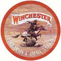 Vintage Replica Tin Metal Sign for Winchester Firearms