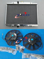 Aluminum Radiator & Fans for Nissan Rogue 2.5L L4 (2008-2015)
