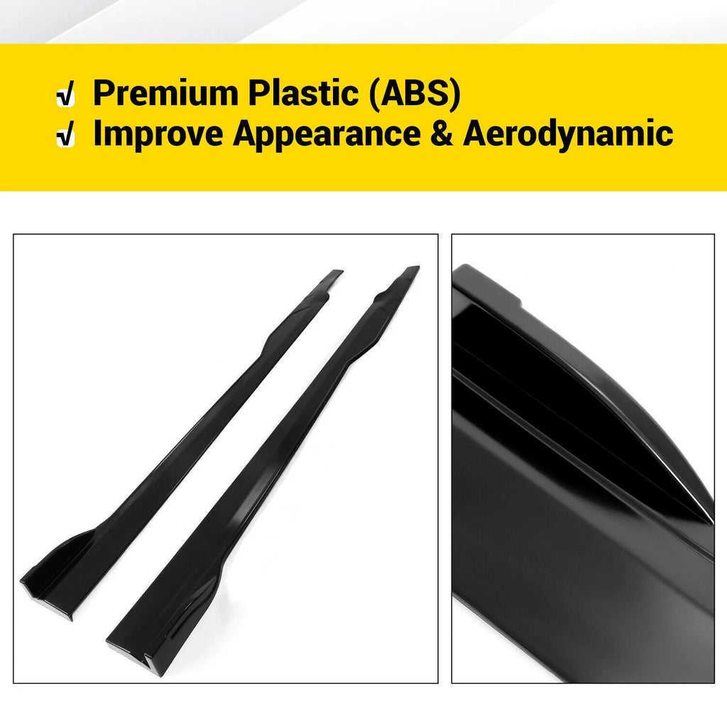Side Skirts for Dodge Charger SRT Daytona Scat Pack GT R/T (2015–2023) Black
