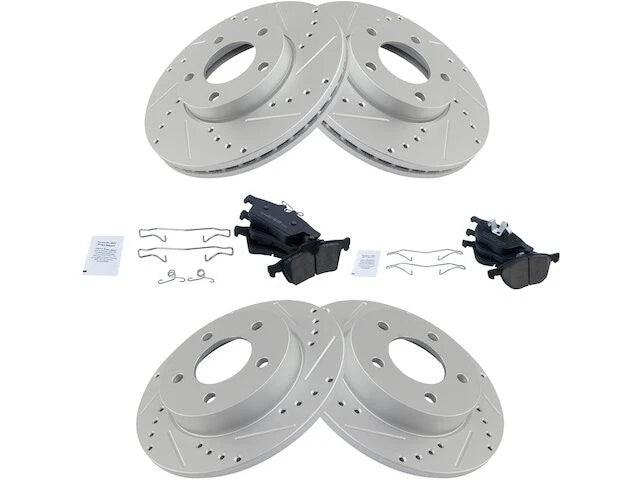 Brake Pad and Rotor Kit for Mazda 3 2006–2013 (QV252JN)