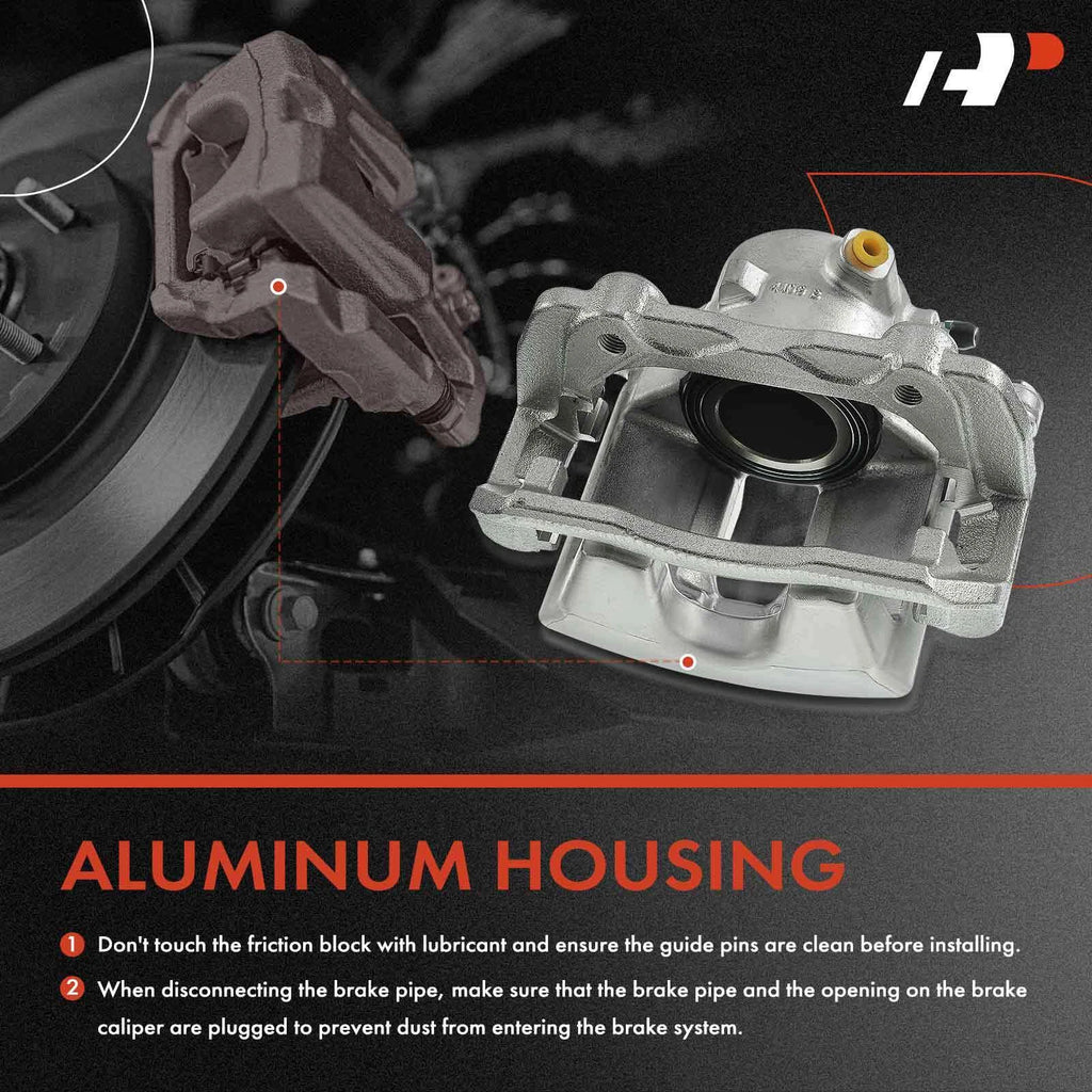 Front Brake Caliper & Ceramic Pad for Benz W204 C-Class (2007-2014)