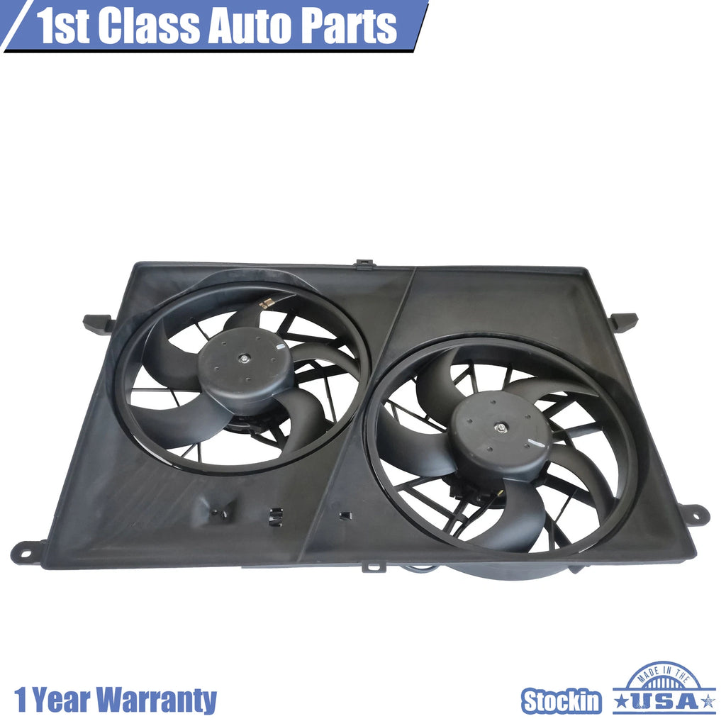 Dual Engine Cooling Fan Assembly for Buick Enclave, Chevrolet Traverse, GMC Acadia (2008–2017)