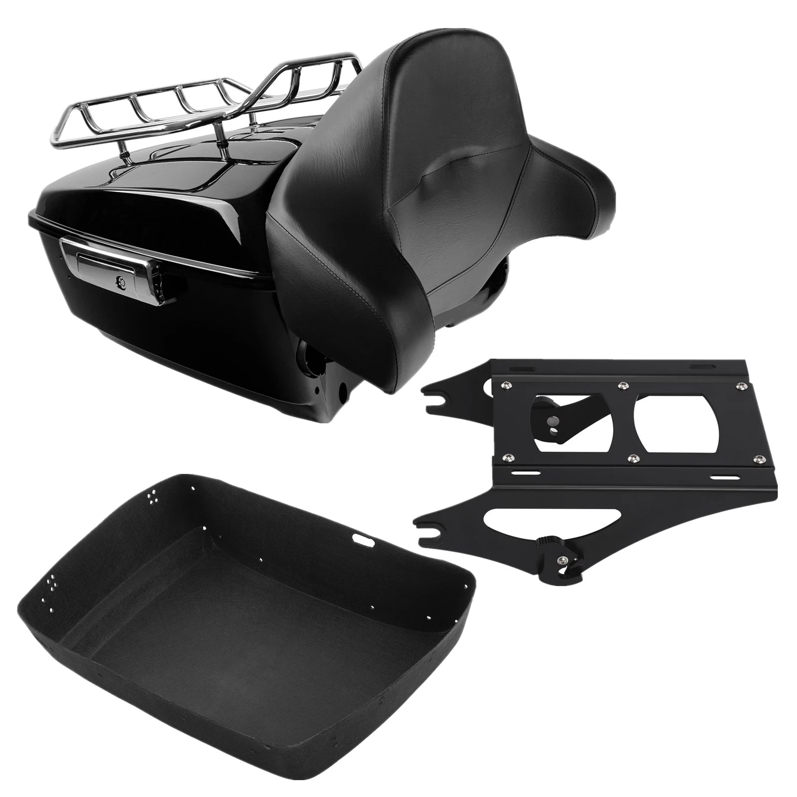 Trunk Pad Mount Rack for Harley Touring Electra Road Glide King (2014–2023)