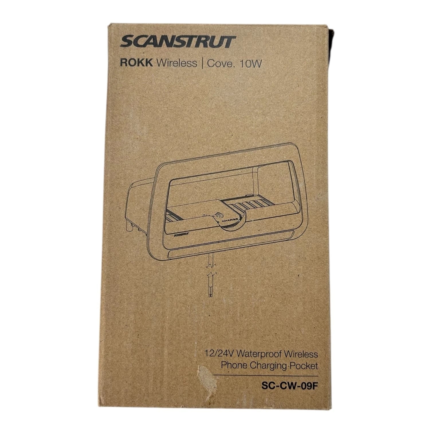 ROKK Wireless Cove Phone Charging Pocket 10W for Scanstrut SC-CW-09F