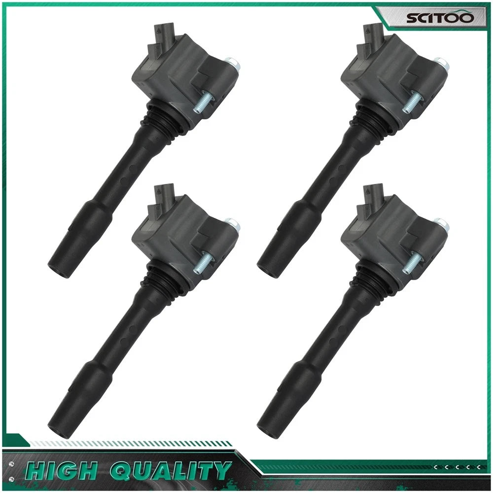 Set of 4 Ignition Coils for Mini Cooper, BMW X1 2.0L, BMW 230i 2.0L (2016–2021)