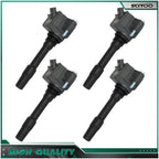 Set of 4 Ignition Coils for Mini Cooper, BMW X1 2.0L, BMW 230i 2.0L (2016–2021)