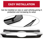 Set of 2 Front Upper & Center Grilles for Ford Edge (2011-2014) Black Painted