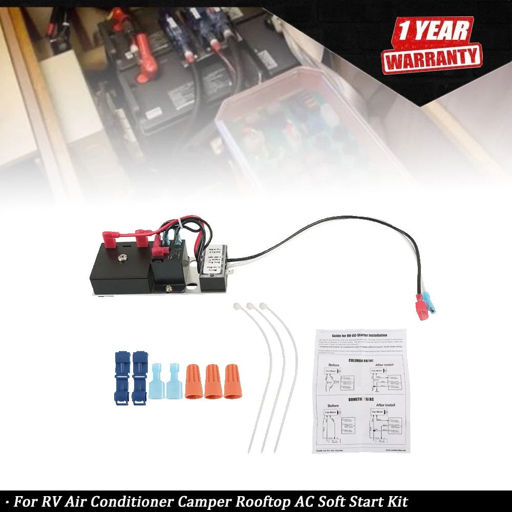 Soft Start Kit for Coleman RV Air Conditioner (Camper Rooftop)