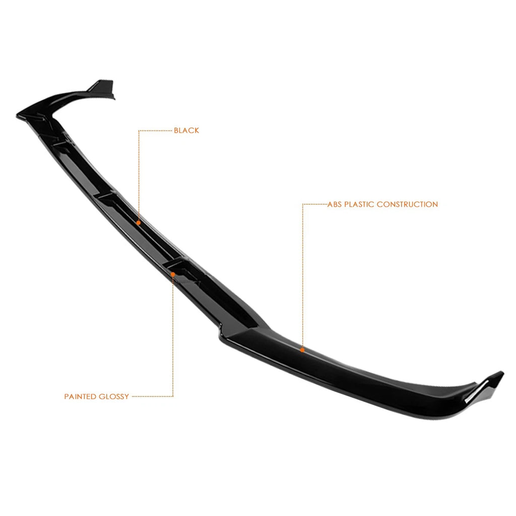 Gloss Black MP-Style Front Bumper Body Kit Spoiler Lip for Toyota Sienna (2018–2020)