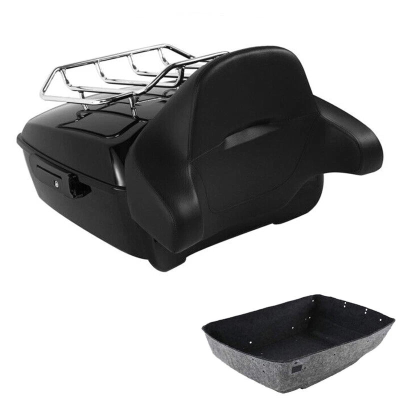 Trunk Backrest Luggage Rack for Harley Touring Road Glide (2014–2026)