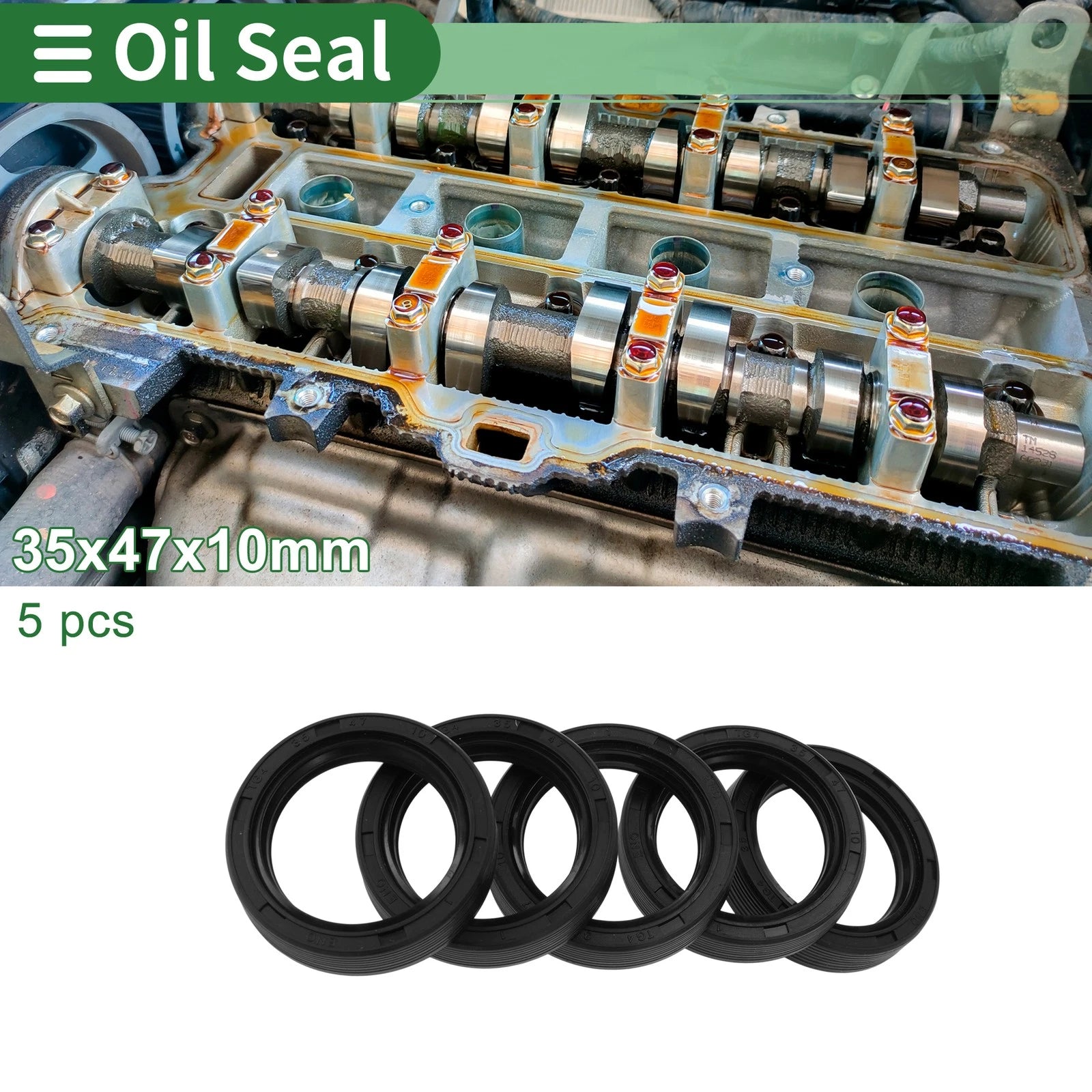 Oil Seal for Rotary Shaft (35x47x10mm)