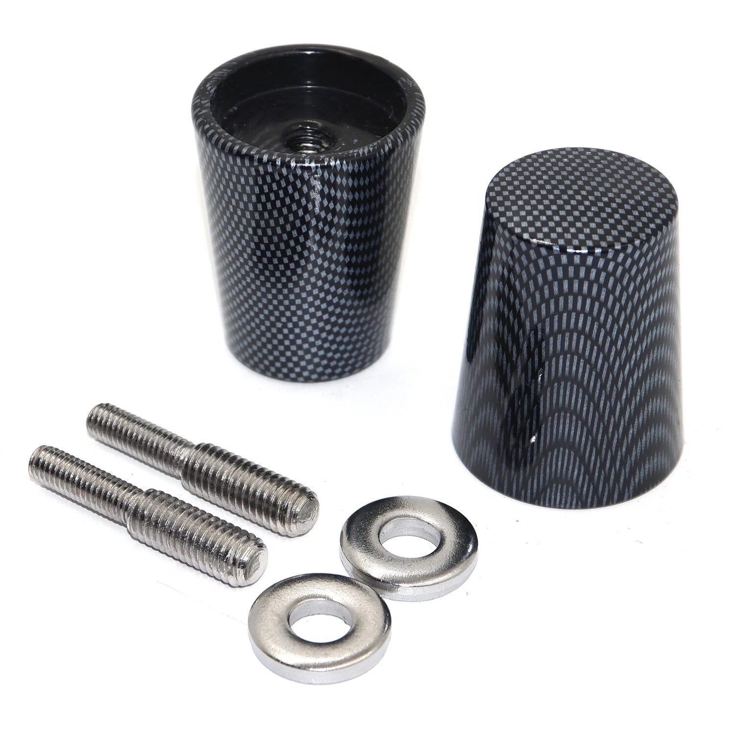 Set of 2 Handle Bar Ends Grip Ends for Suzuki GSXR 600 750 Yamaha R1 R6