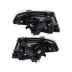 Pair Halogen Headlights for Nissan Frontier (2009-2020) Chrome Clear Lens