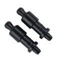 2X Plastic String Clips for Parcel Shelf - Black (4.5x1.2cm)