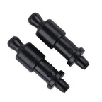 2X Plastic String Clips for Parcel Shelf - Black (4.5x1.2cm)