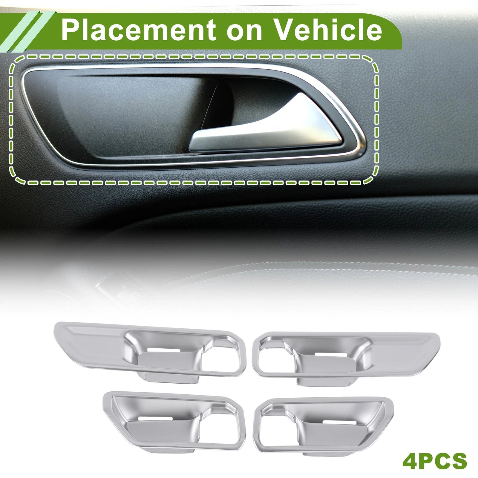 Interior Door Handle Bowl Cover Trim for Toyota Land Cruiser 250 (2020–2023)