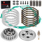 Clutch Out Pressure Hub Friction Plates Gasket Kit for Yamaha TTR125L (2000–2008)