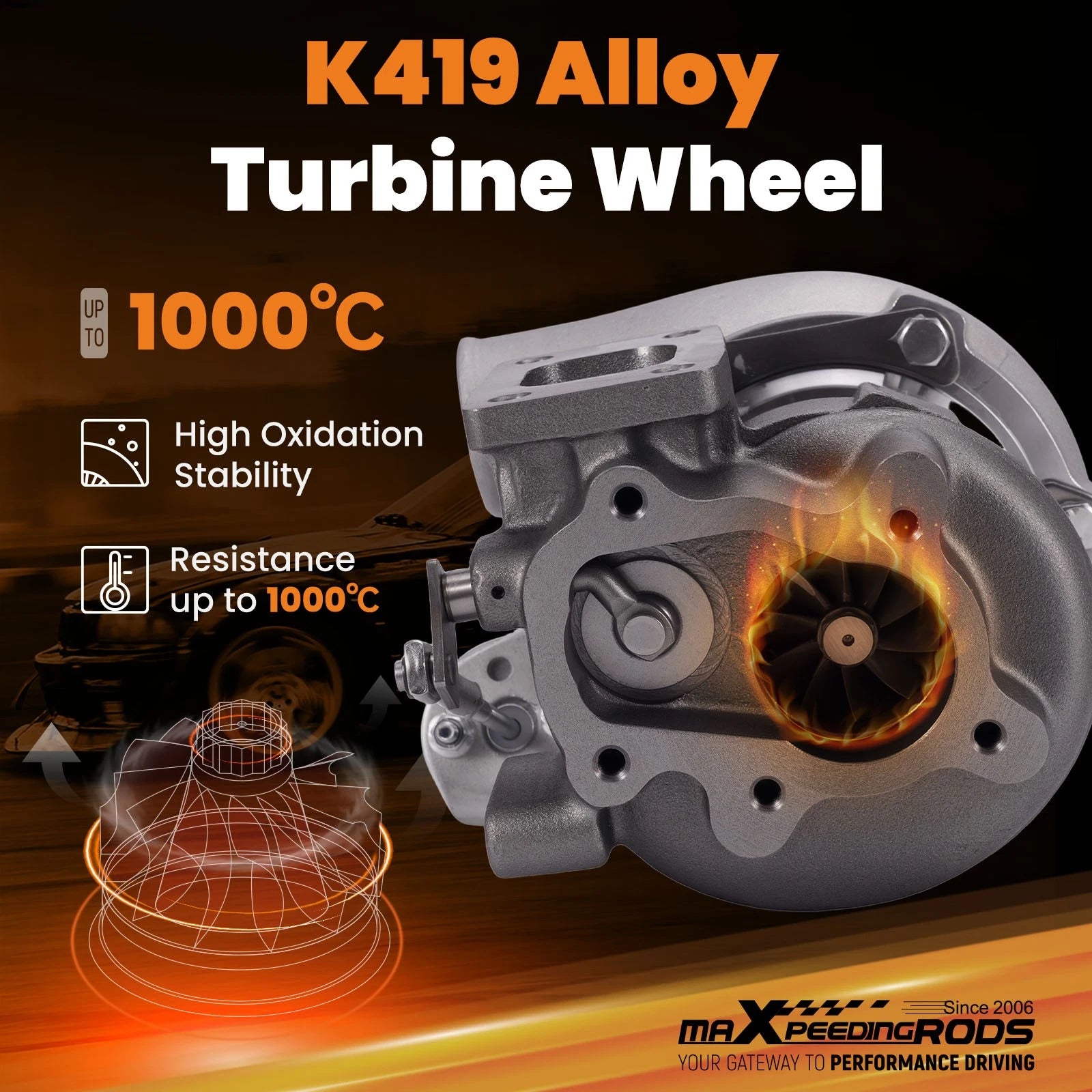 Billet Wheel Turbocharger for Nissan 350Z (2003–2009)