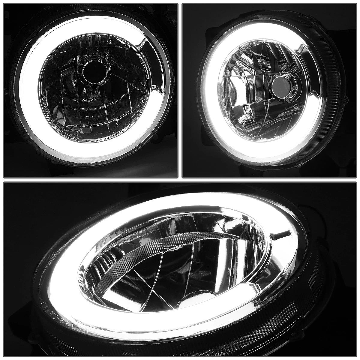 LED DRL Tube Headlight for Toyota FJ Cruiser (2007–2014) + Tool Box