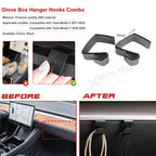 Hidden Hook Storage Seat Hanger Clip for Tesla Model 3/Model Y (2017-2024)