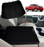 Carbon Fiber Console Lid Jump Seat Cover for Ford F150 (2004–2008)