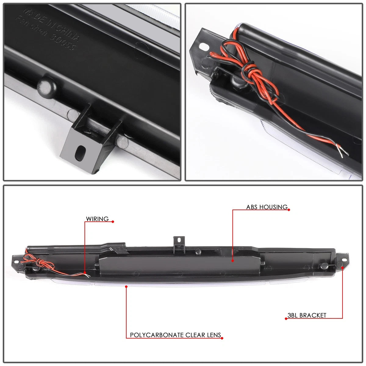 Full LED 3rd Tail Brake Light for Trailblazer Envoy (2002–2009)