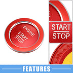 Engine Start Stop Button Cover Sticker for Mercedes-Benz A B C GLC GLA ML (2013–2023) Red