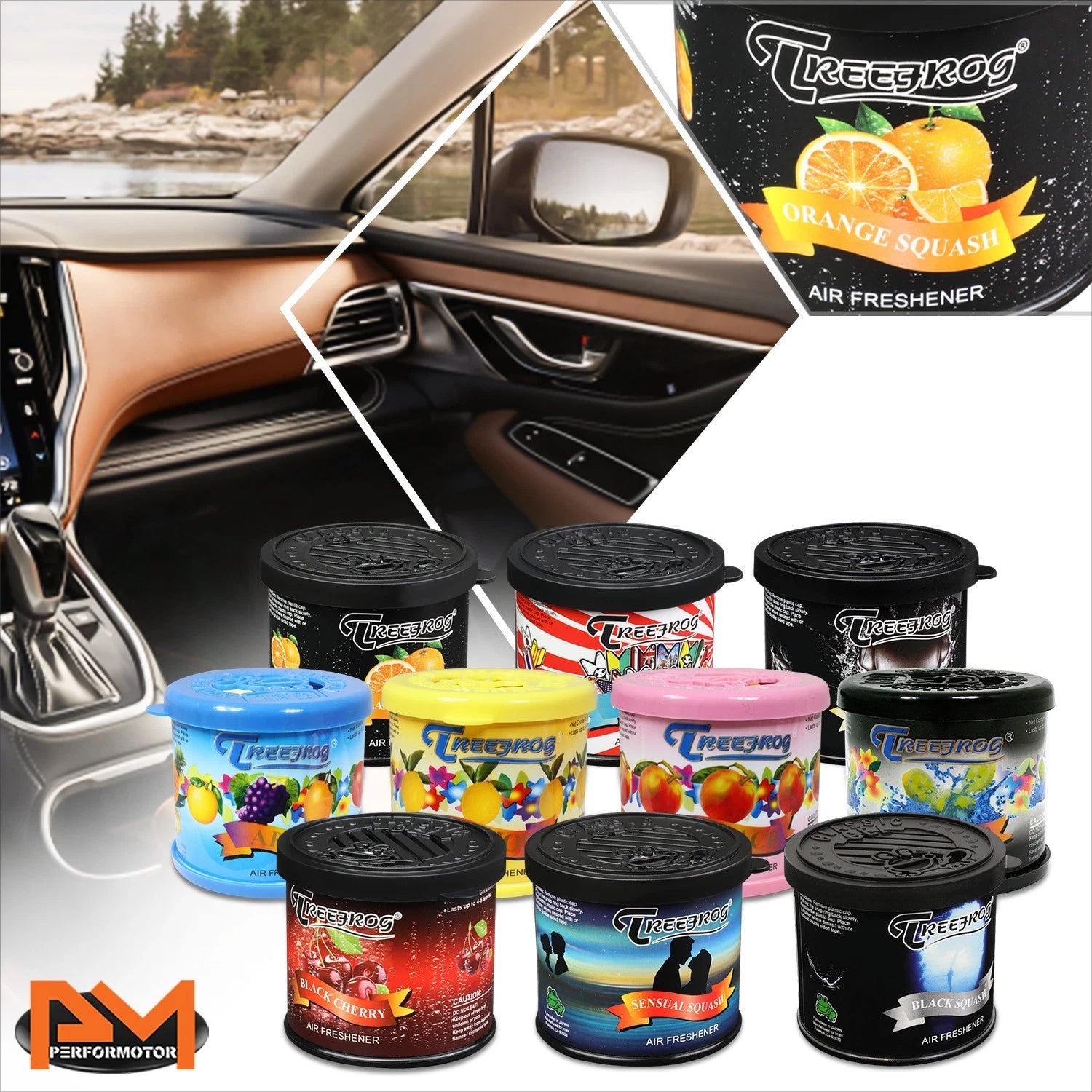 10x Gel Air Freshener for Car Home (Long Lasting)