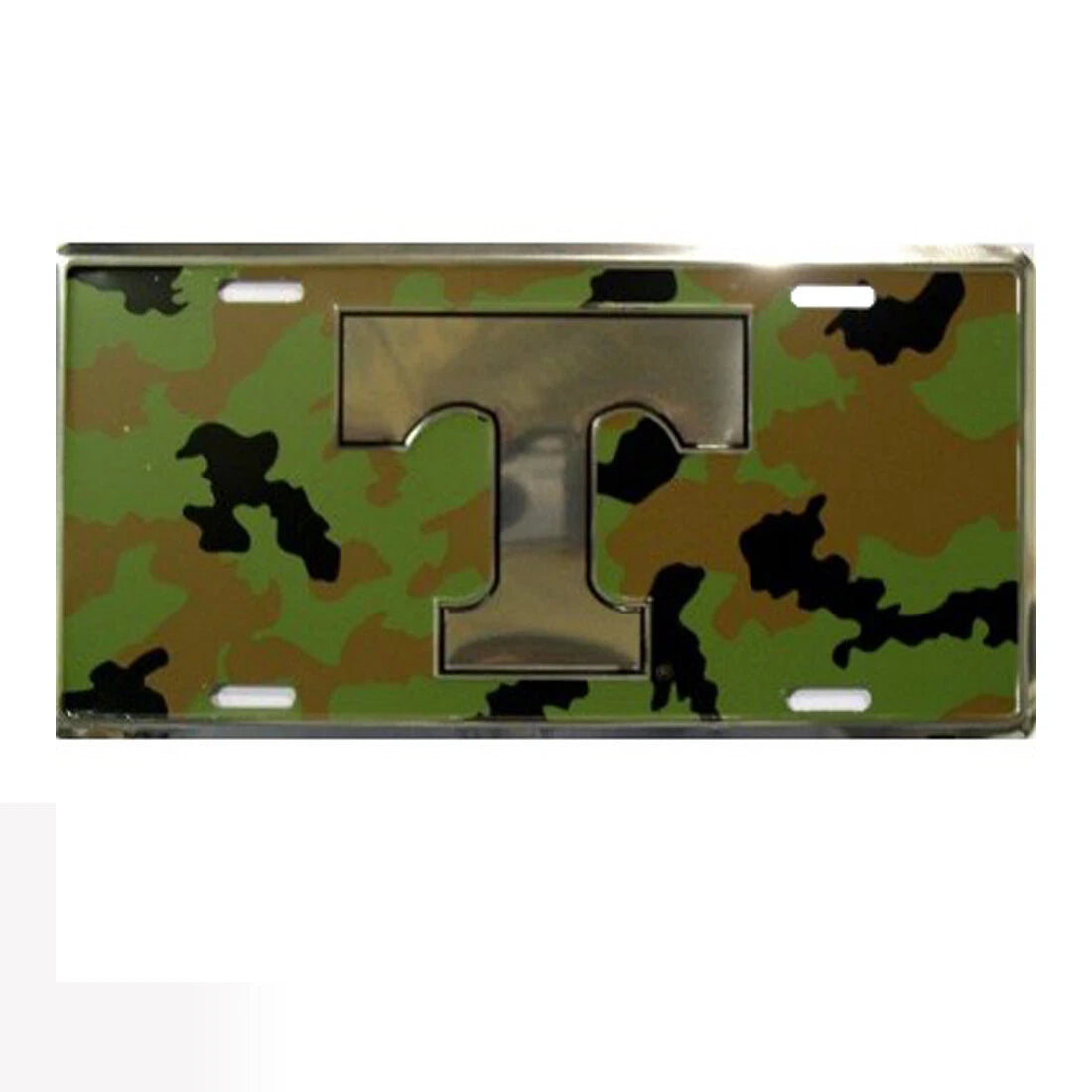 License Plate for University of Tennessee Camo VOLS 6x12