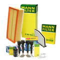Tune-Up Kit with 4 Iridium Spark Plugs for Audi VW (Mann, Bosch, Denso)