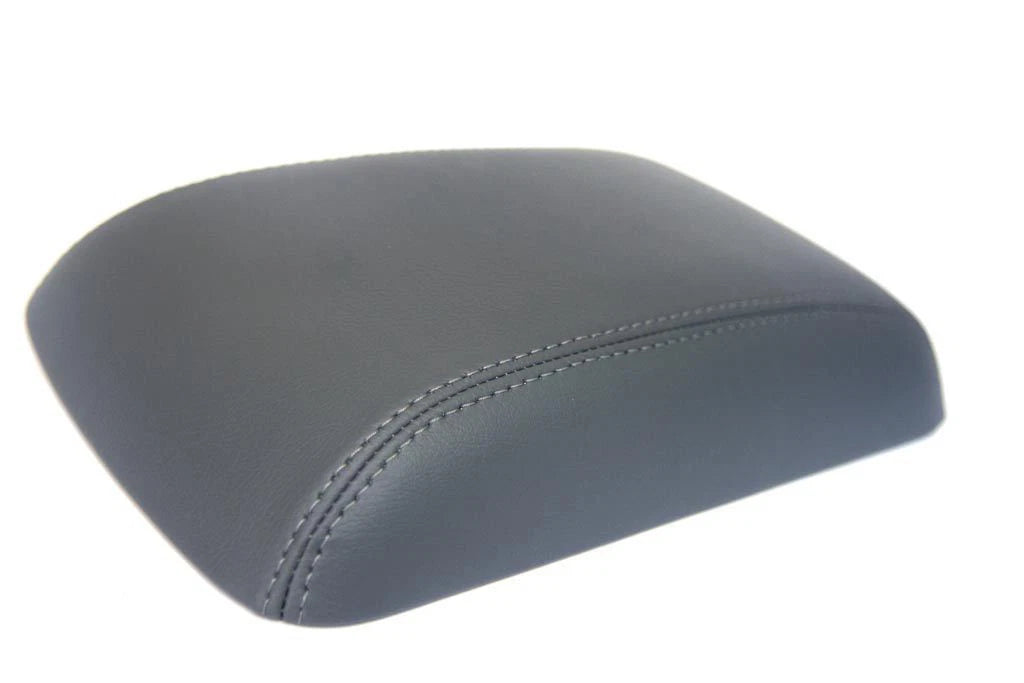 Center Console Armrest Cover for Hyundai Santa Fe (2007–2012) Gray Leather