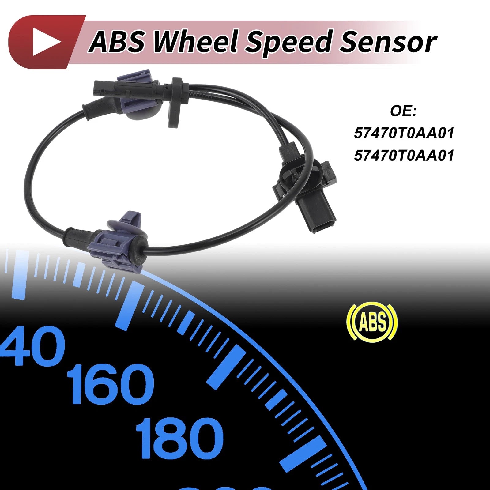 ABS Wheel Speed Sensor No. 57470T0AA01 for Honda CR-V (2012) Rear Right