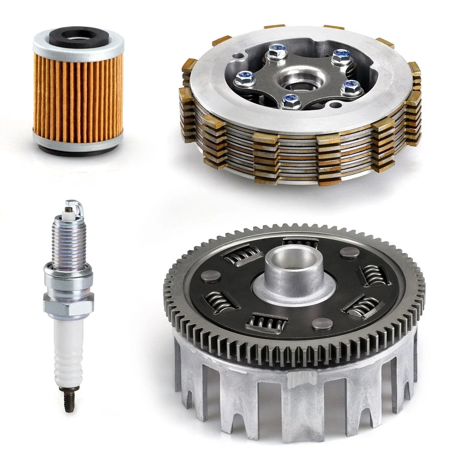 Heavy Duty Clutch Kit & Basket for Yamaha Big Bear 350 (1987–1998)