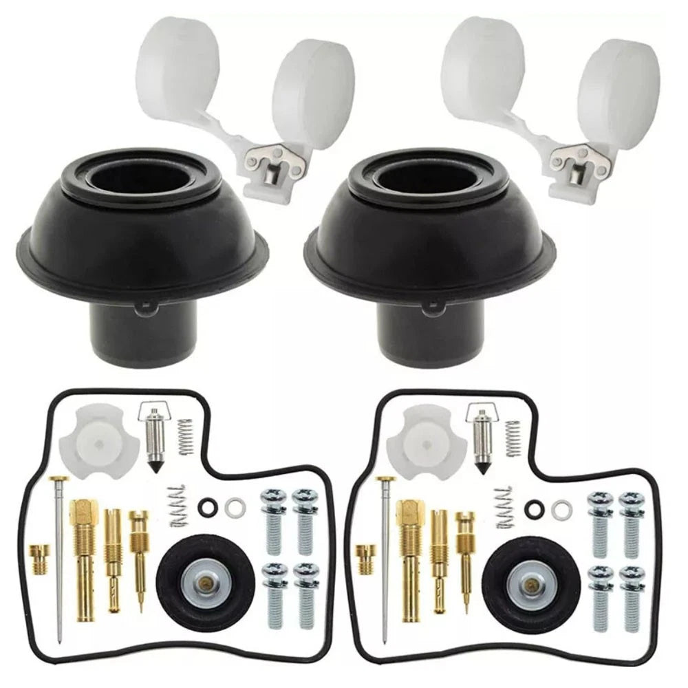2X Carburetor Repair Kit Diaphragm Float for Honda VLX600 VT600 (1988–1998)