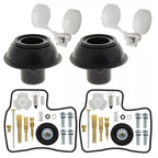 2X Carburetor Repair Kit Diaphragm Float for Honda VLX600 VT600 (1988–1998)