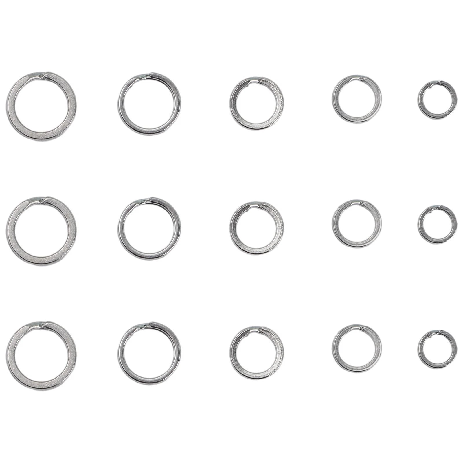 200 Pack Stainless Steel Split Rings for Fishing Tackle