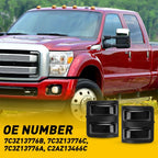 Smoked Side Tow Mirror Turn Signal Light Lens for Ford F250 F350 F450 (2008–2016)