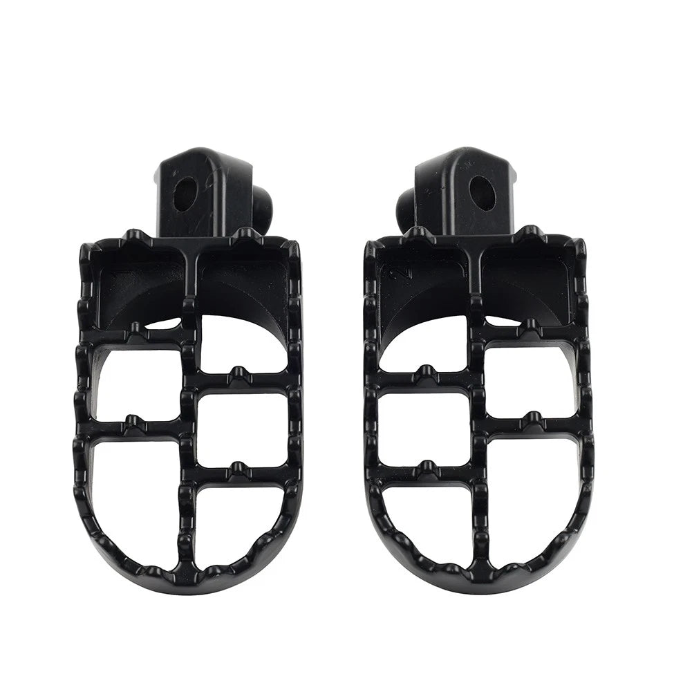 2X Black Front Footrest Foot Pegs for Suzuki V-Strom 650 DL650 (2004–2012)