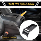 Carbon Fiber Central Armrest Storage Box Cover for Toyota Tundra (2014–2021)