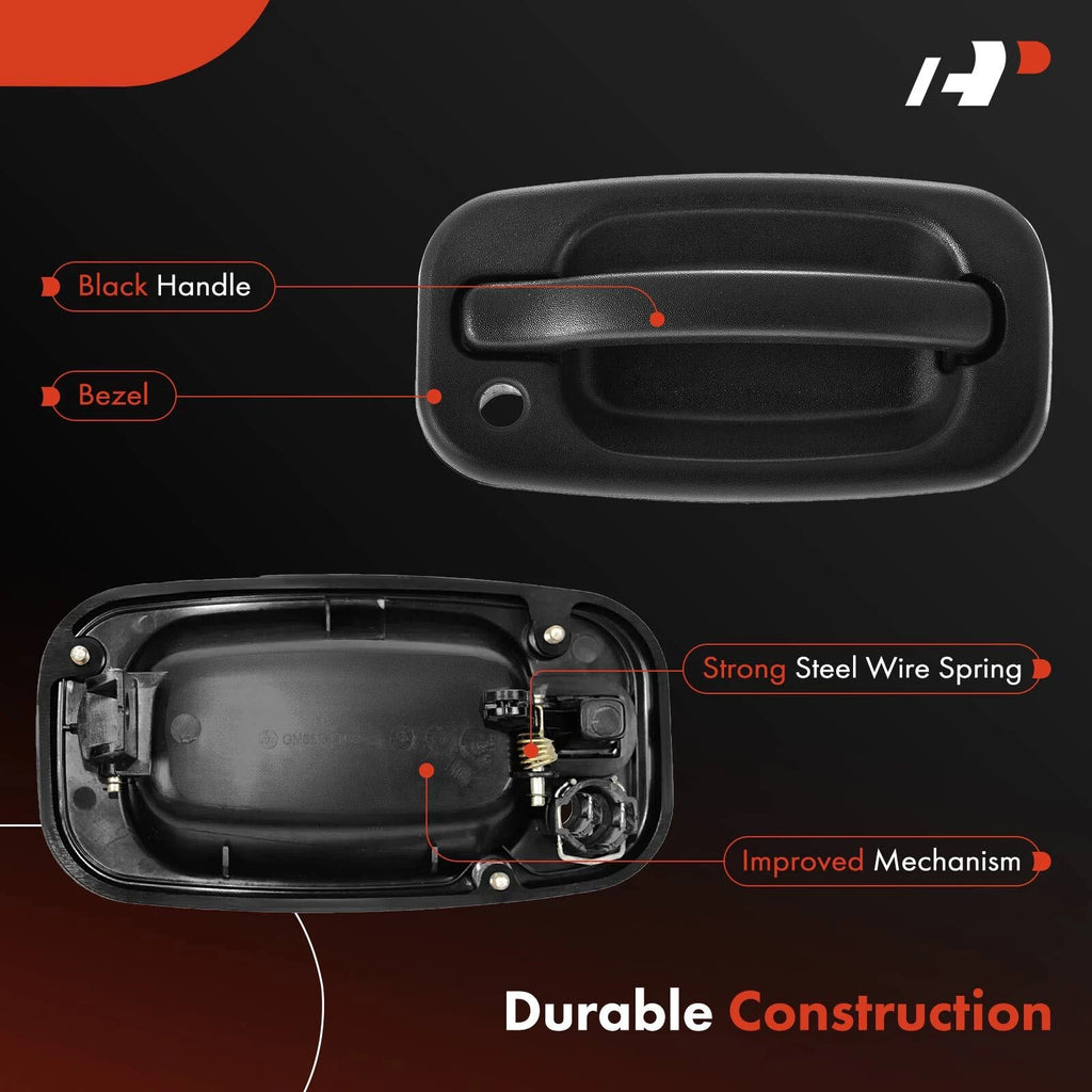 Rear Black Tailgate Door Handle for Chevrolet Suburban Tahoe (2007–2014)