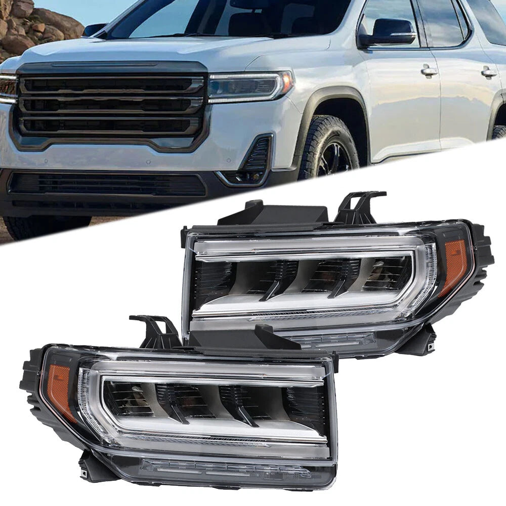 Full LED Headlight Assembly for GMC Acadia AT4 (2020–2023)