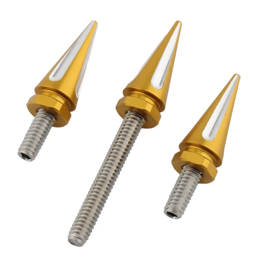 3X Windshield Trim Screw for Harley Electra Glide (2014–Present) Gold